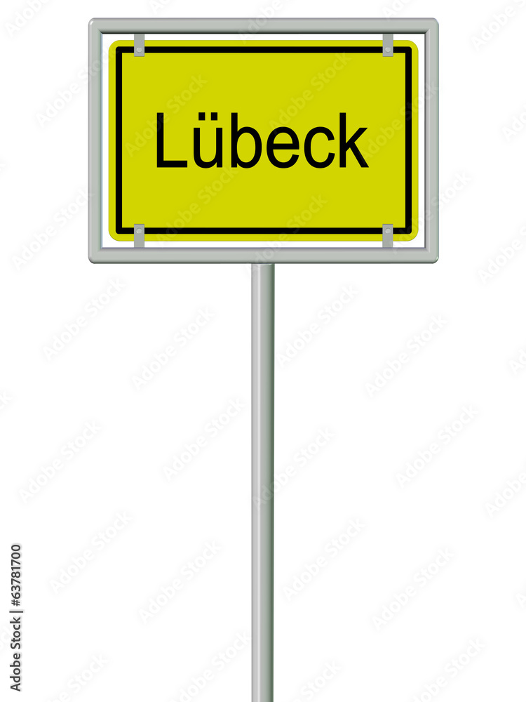 Lübeck - Ortsschild Lübeck - Ortsschild