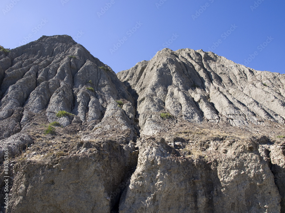 Mountain scenery on the coast of the Crimea.