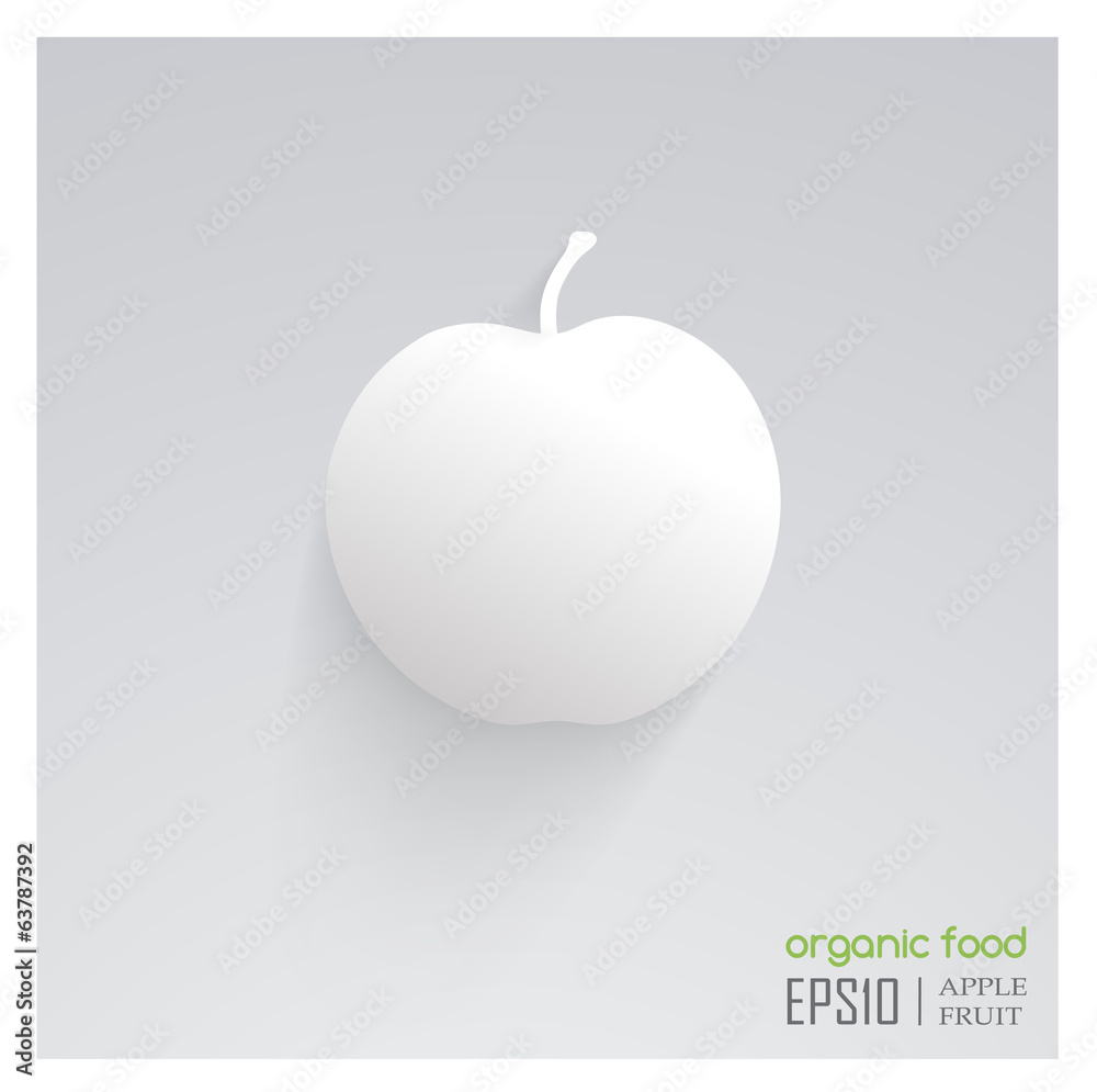 Obraz premium Vector apple isolated