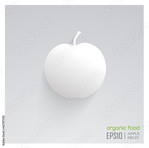 Vector  apple isolated