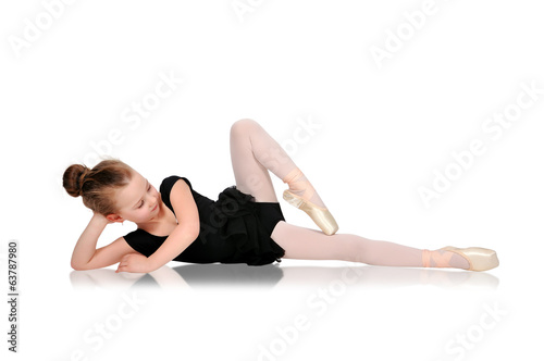 Fotografie little girl ballerina