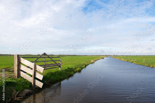 Fototapeta Dutch polder Arkemheen