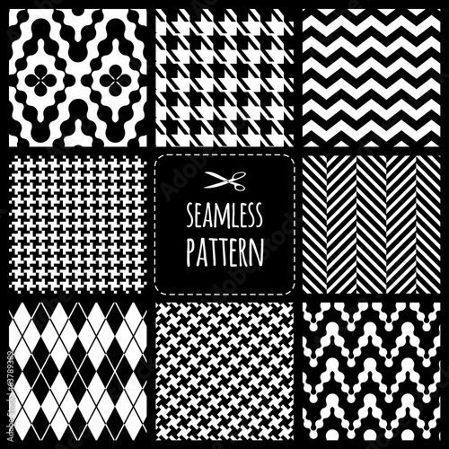 Seamless set fabric pattern