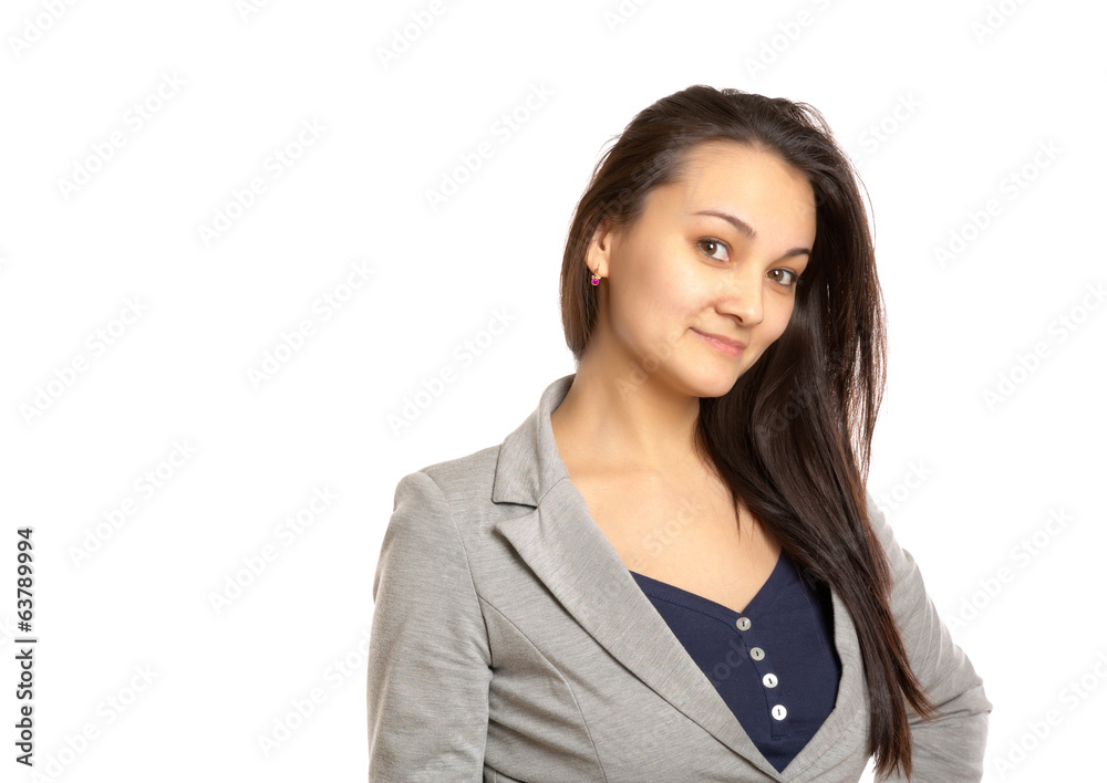 Businesswoman isolated on white background Businesswoman isolated on white background