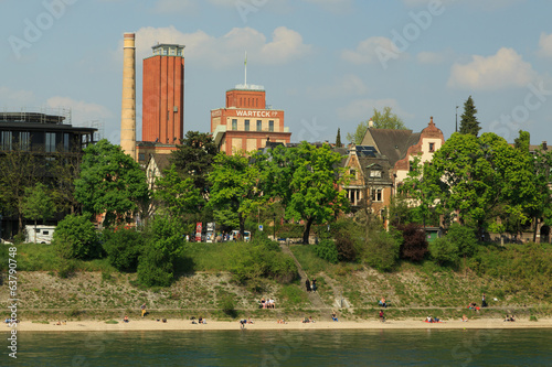 The Warteck brewery building in Basel, Switzerland