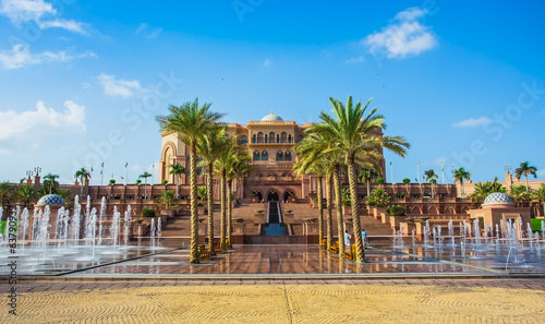 Emirates Palace in Abu Dhab