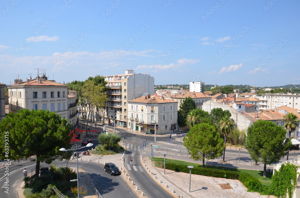 Vue urbaine de Montpellier