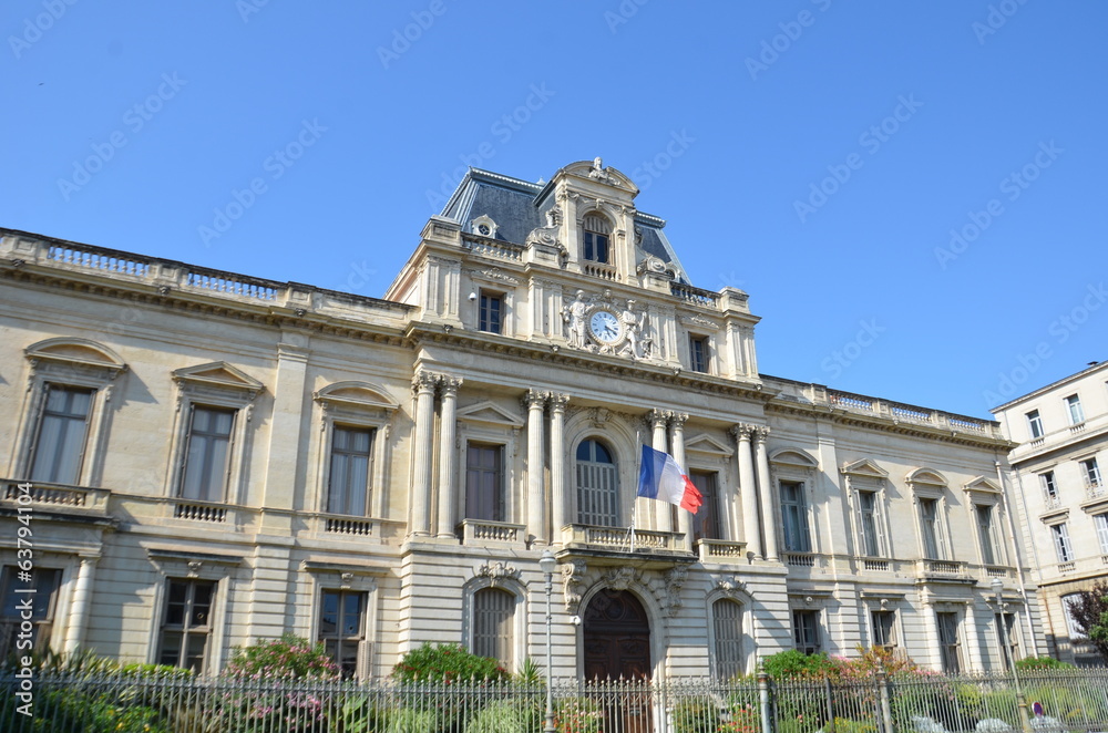 Fototapeta premium Préfecture de Montpellier , fontaine de l'intendance