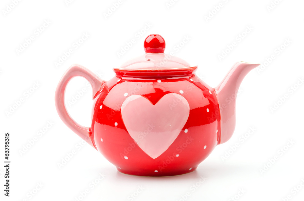 isolated heart kettle isolated heart kettle