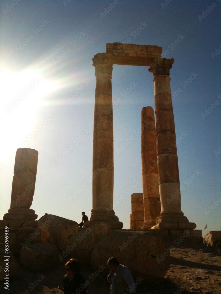 Fototapeta premium Temple of Hercules, Amman, Jordan
