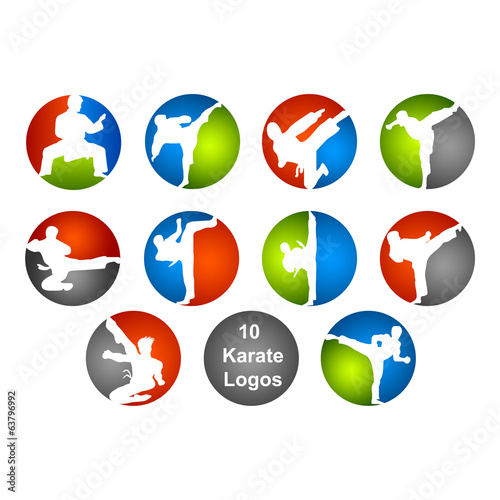10 Karate Logos