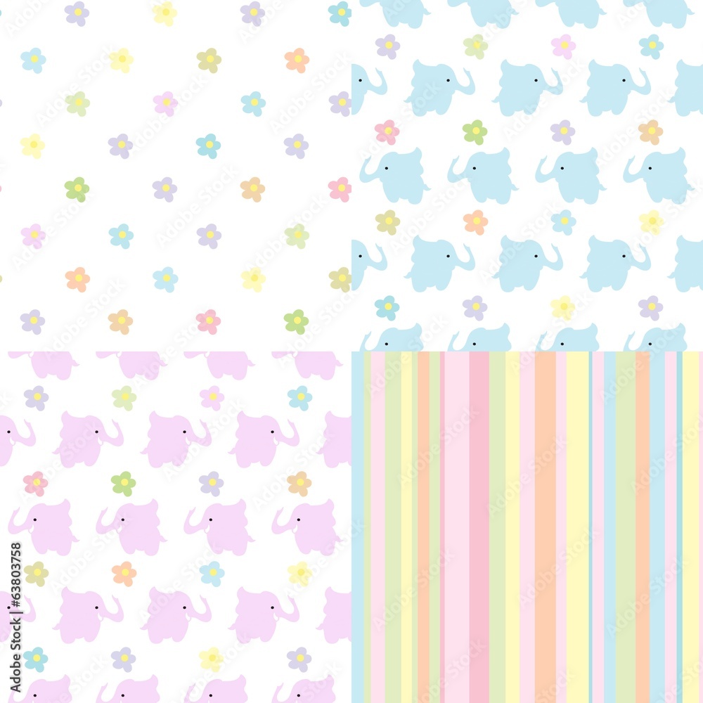boy and girl Baby Seamless Background boy and girl Baby Seamless Background