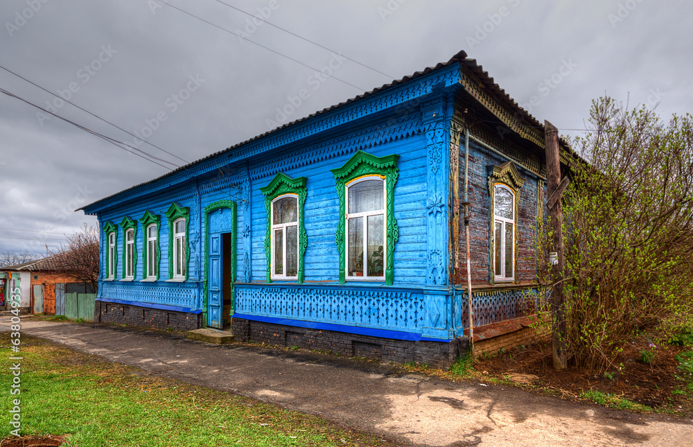 old wooden house in Poltava. Ukraine. old wooden house in Poltava. Ukraine.