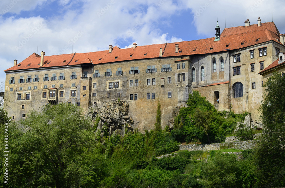 Czech Republic , castle Krumlov in Bohemia,