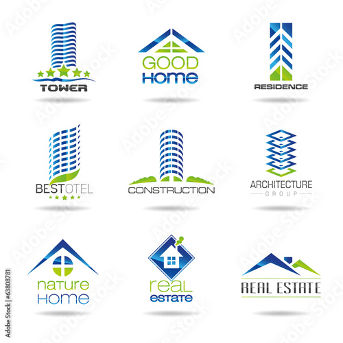 Building icon set
