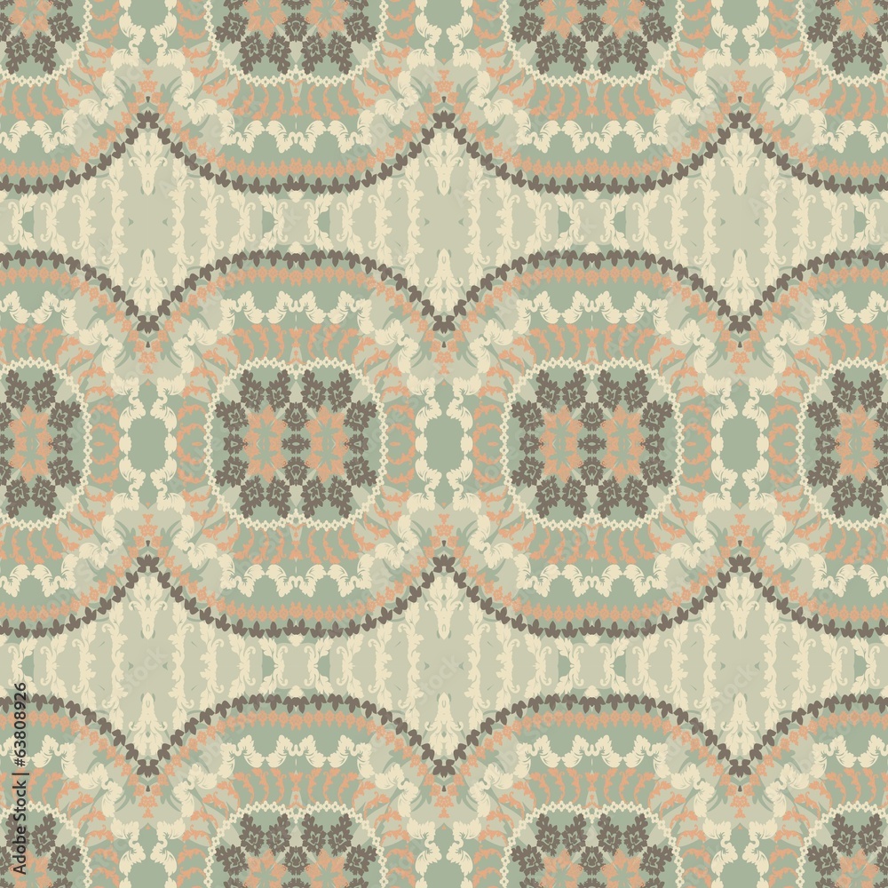 seamless pattern in retro style