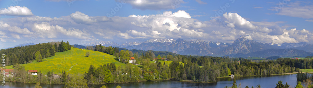 Panorama Landschaft im Allgäu Panorama Landschaft im Allgäu