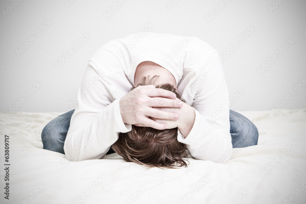 stressed man stressed man