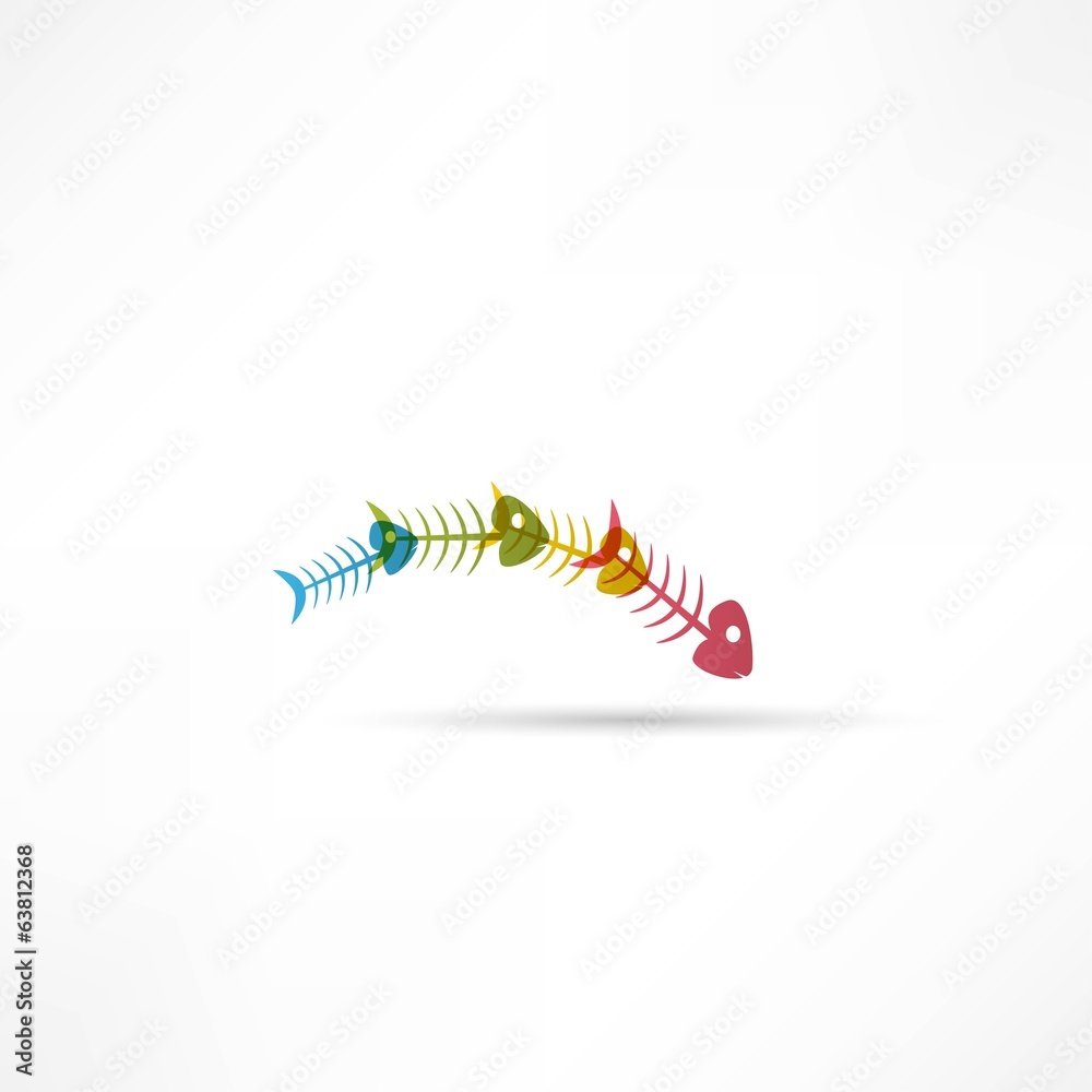 Fototapeta premium fish icon