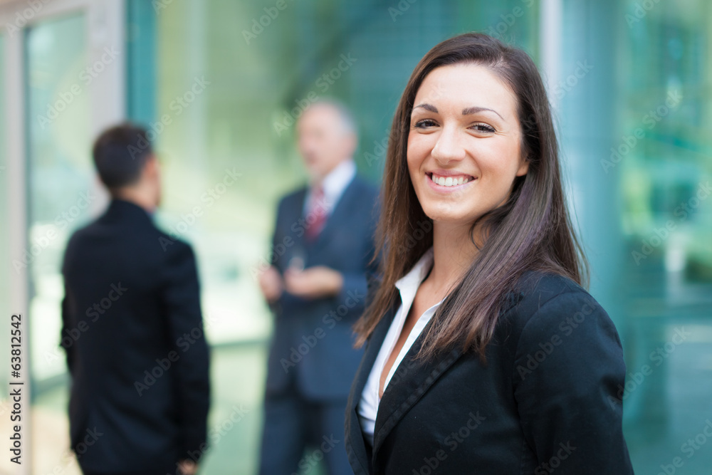Naklejka premium Business woman