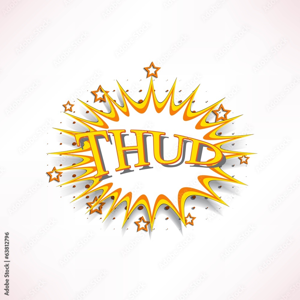 Fototapeta premium Comic book explosion.