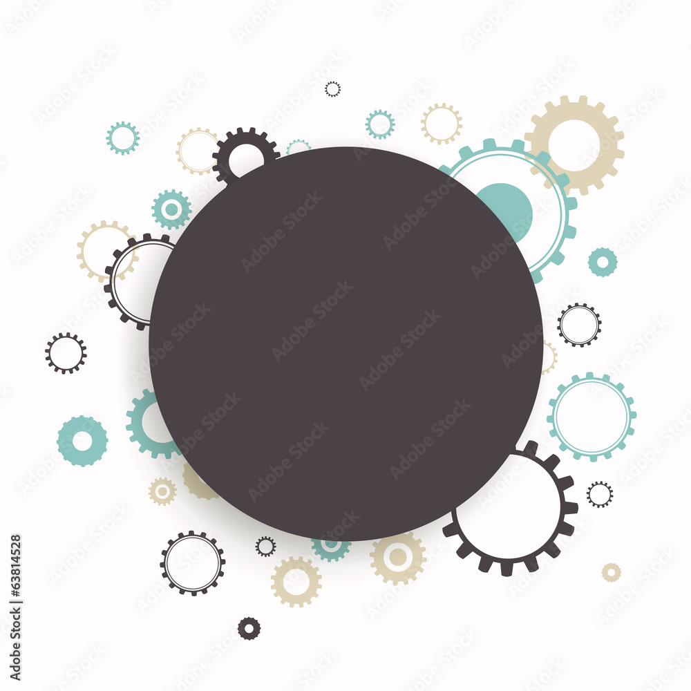 Vector Illustration of Abstract Cog Wheels Vector Illustration of Abstract Cog Wheels