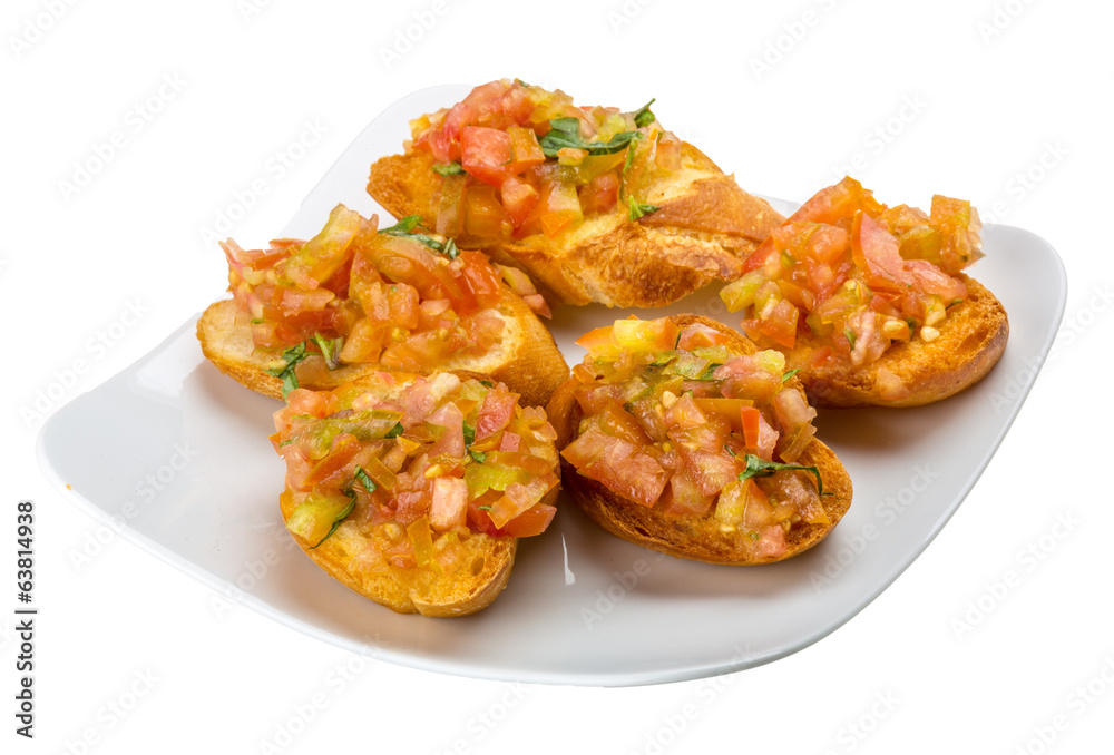 Bruschetta with tomato