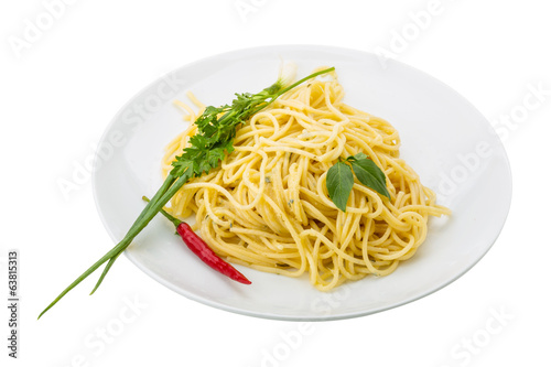 Pasta with four cheeses