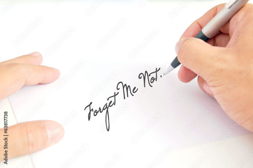 Man's hand writing Man's hand writing
