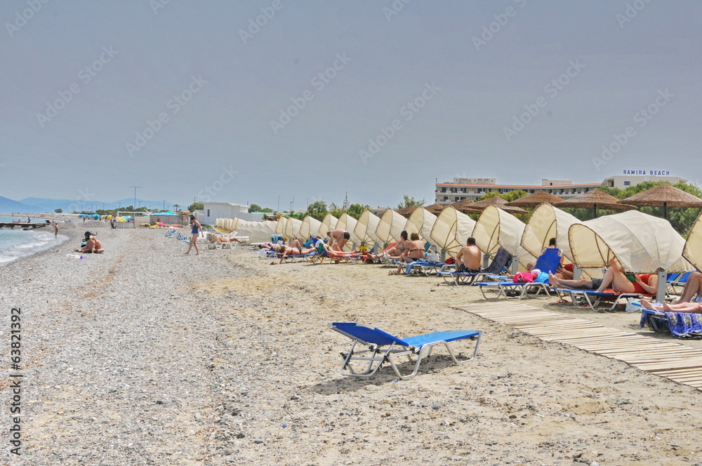 Kos, Paradisi, Psalidi, Hotel, Kipriotis Panorama Strandanlage Stock Photo  | Adobe Stock