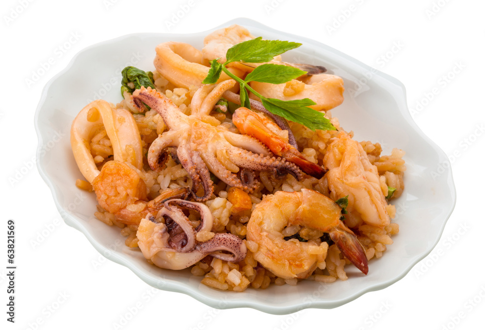 Rice with seafood Rice with seafood
