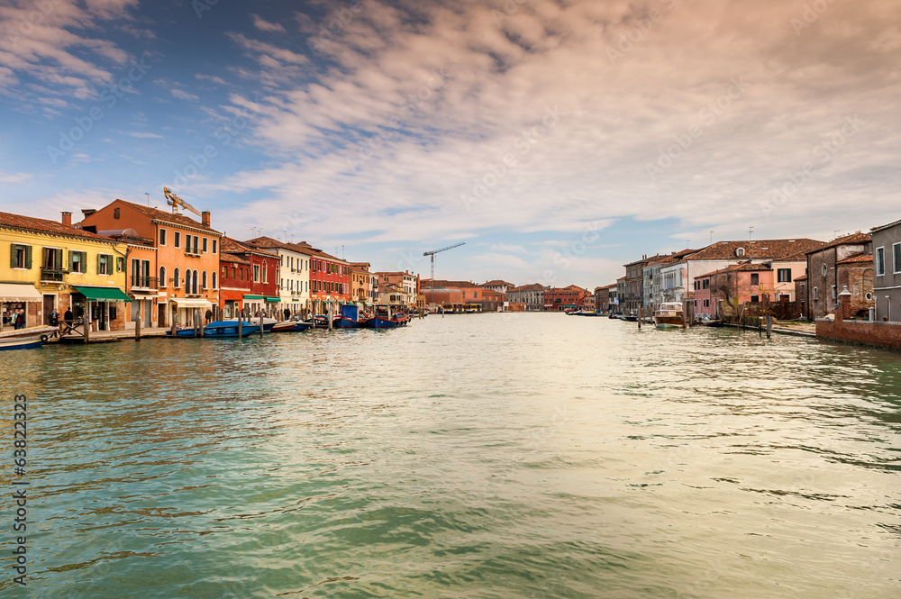 Canal à Murano, Venise