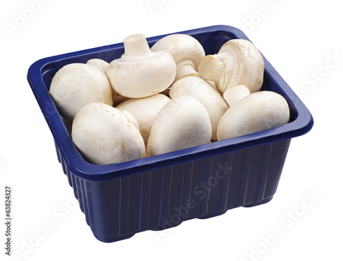Tableau sur toile Champignons in a packing