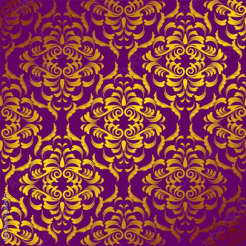 luxury wallpaper. seamless pattern. flower background