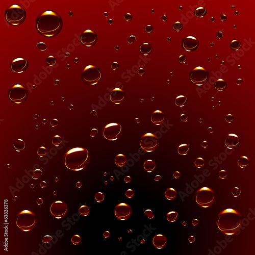 bubble water gas background dark red