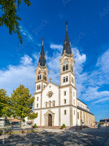 Saint-Symphorien church of Illkirch-Graffenstaden - Alsace, Fran