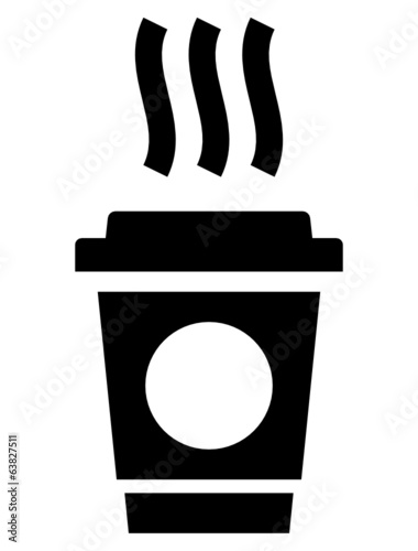 Coffee to go vector icon