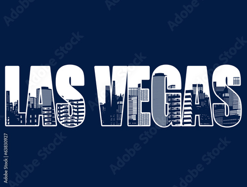 Contour of the city of Las Vegas