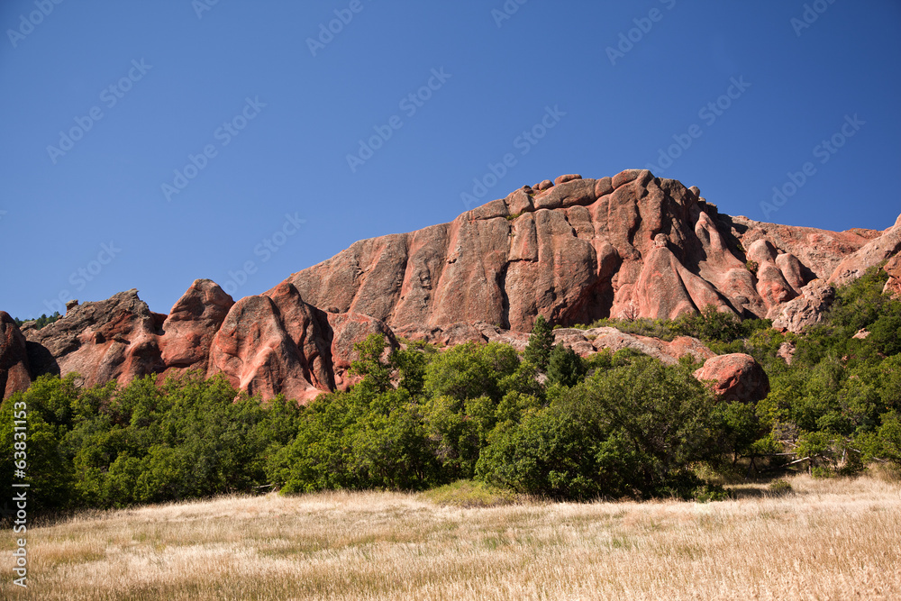 Fototapeta premium Sandstone formation in Roxborough State Park near Denver