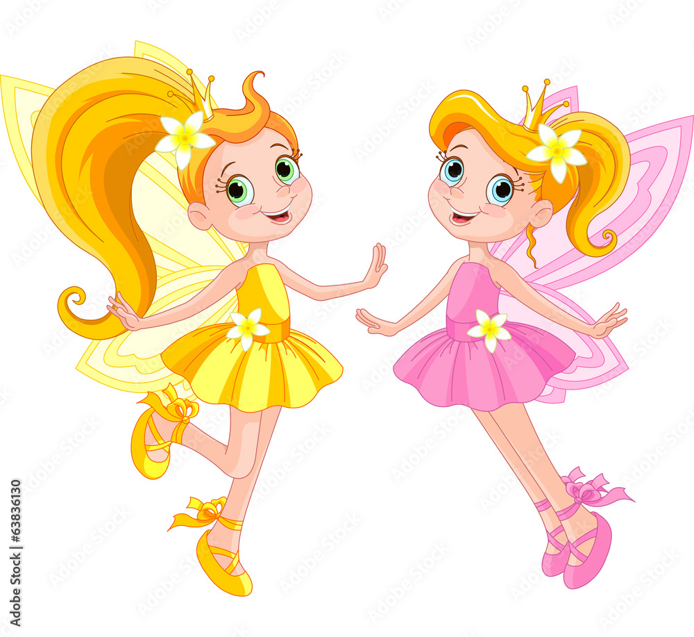 Two cute fairies Two cute fairies