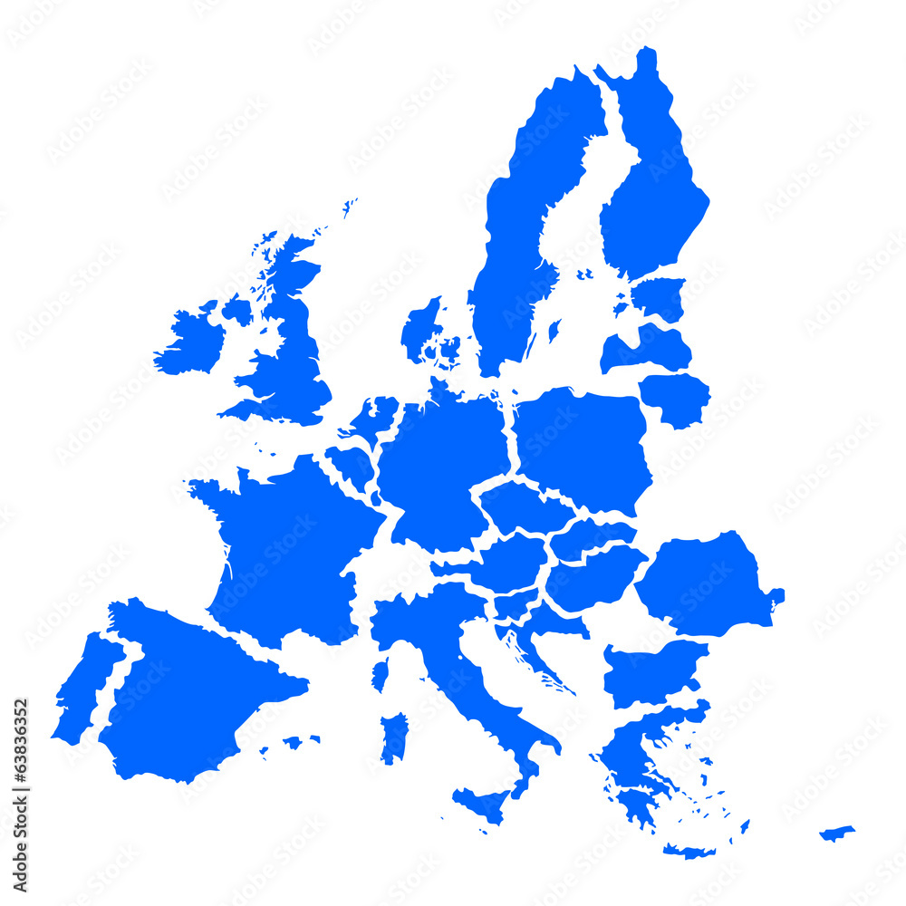 mape of european union crisis