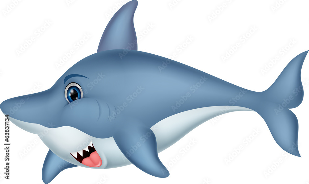 Shark cartoon character Shark cartoon character