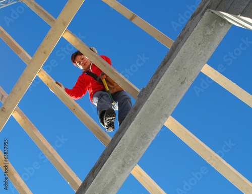 construction de maison - charpente