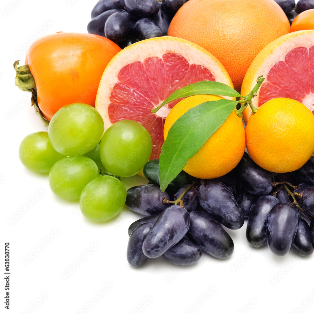 set of fruits and berries set of fruits and berries