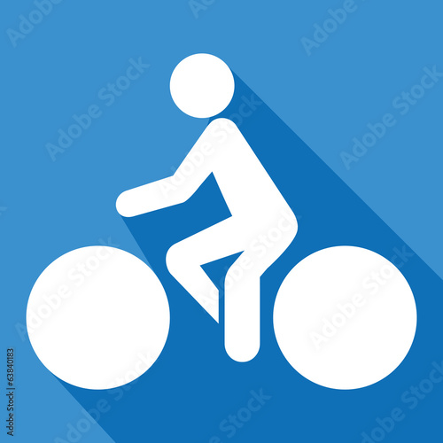 Logo piste cyclable.