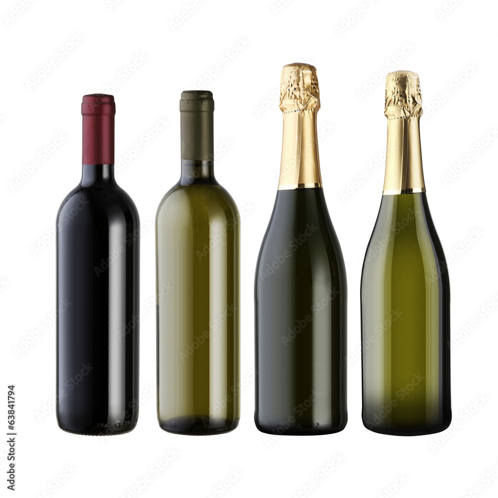 Set of wine bottles Set of wine bottles