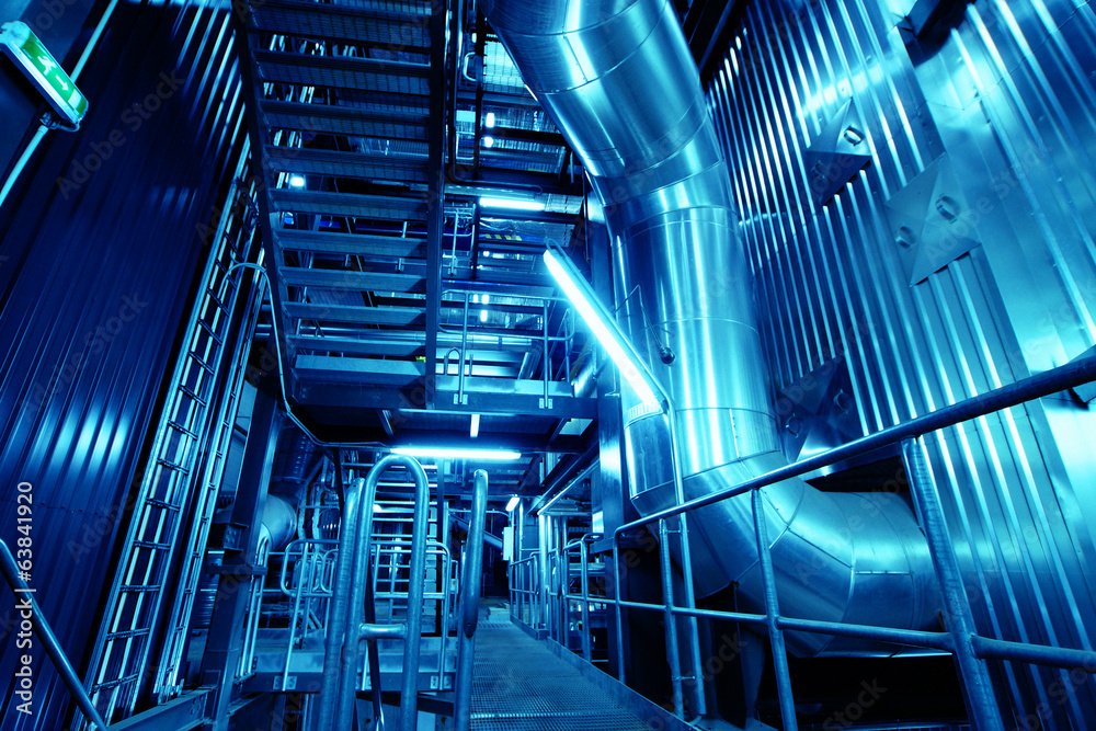 Industrial zone, Steel pipelines and equipment Industrial zone, Steel pipelines and equipment