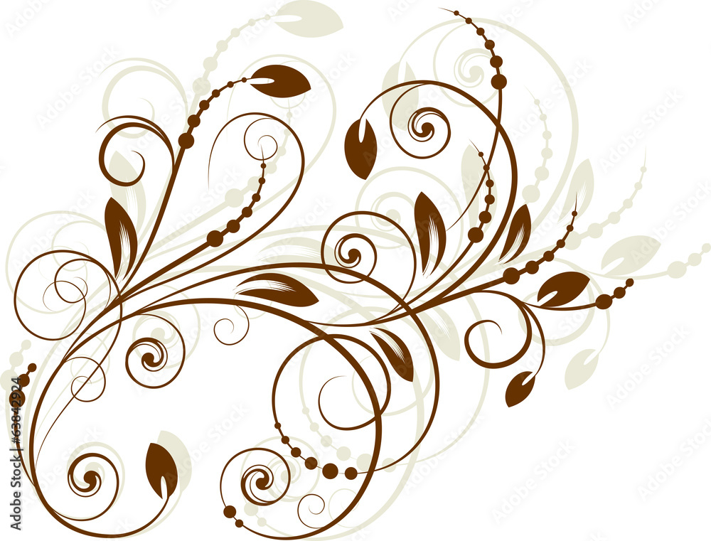 Floral abstract background with branch. Vector illustration. Floral abstract background with branch. Vector illustration.