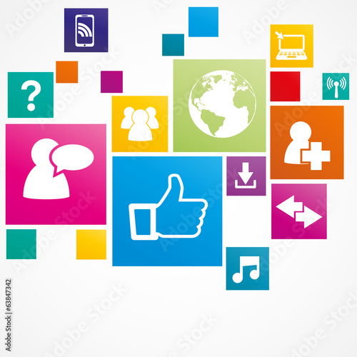 fond abstrait-internet