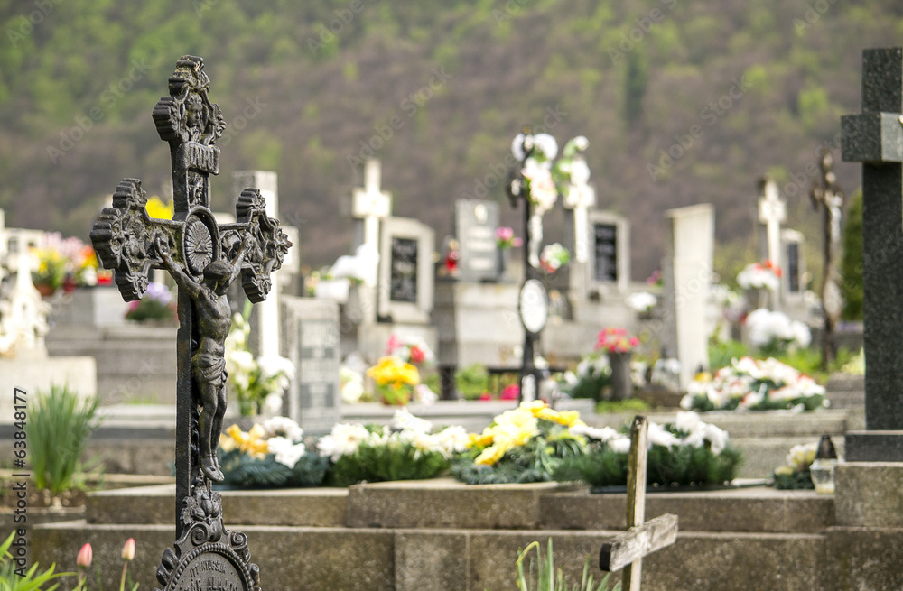 Fototapeta premium Cemetery